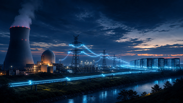 Constellation firm power graphic with load growth, baseload, and PPA bars