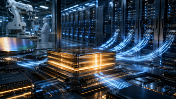 AI memory supply chain, HBM, and data center bottleneck graphic