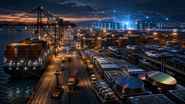 Chinese export containers, AI chips, EVs, and trade lanes pulling global supply chains