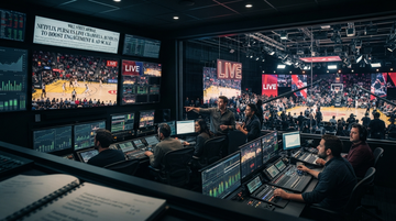 Netflix live channels, bundles, and engagement graphic