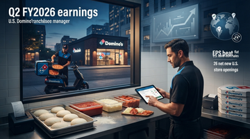 Domino's Pizza Q2 FY2026 Earnings: $4.07 EPS Beats, but U.S. Same-Store Sales Flatline at 0.1% insight cover
