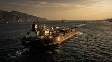 Oil’s “six-week high” is often a shipping-risk repricing: the payoff belongs to tankers and margin-flex refiners, not to everyone holding crude insight cover
