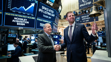 Space-Eyes prints at $638M on $1M of revenue — Eric Trump's defense-SPAC lane sets the price discovery for the next 50 small-caps insight cover