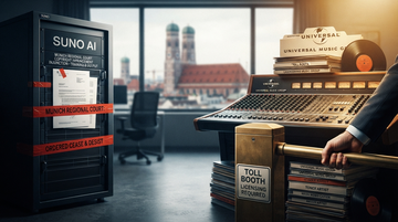 Munich's Suno Loss Forces Music Catalogs Into the AI-Liability Trade — and the First Real Read Is on Universal Music Group insight cover