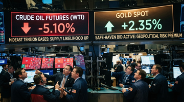 A “deal is imminent” reprice flips oil-and-gold the other way—here’s what it means for Exxon Mobil, Chevron, Delta Air Lines, and Barrick Mining insight cover