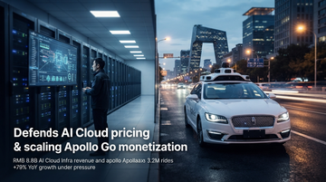 Baidu's Q2 bet: defend AI Cloud pricing—then monetize Apollo Go scale insight cover