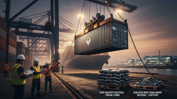 Graphite anodes just became the EV-and-storage bottleneck—because the U.S. tariff/export-control regime targets the active-anode link insight cover