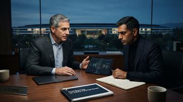 Apple’s outside AI chief signals a pivot away from “Siri-first” toward a partner-licensed AI playbook insight cover