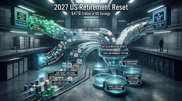 The 2027 Retirement Reset: How a Four-Part Policy Stack Re-Wires $47.6 Trillion in US Savings insight cover
